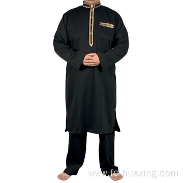 Muslim men clothes thobe high quality with pants